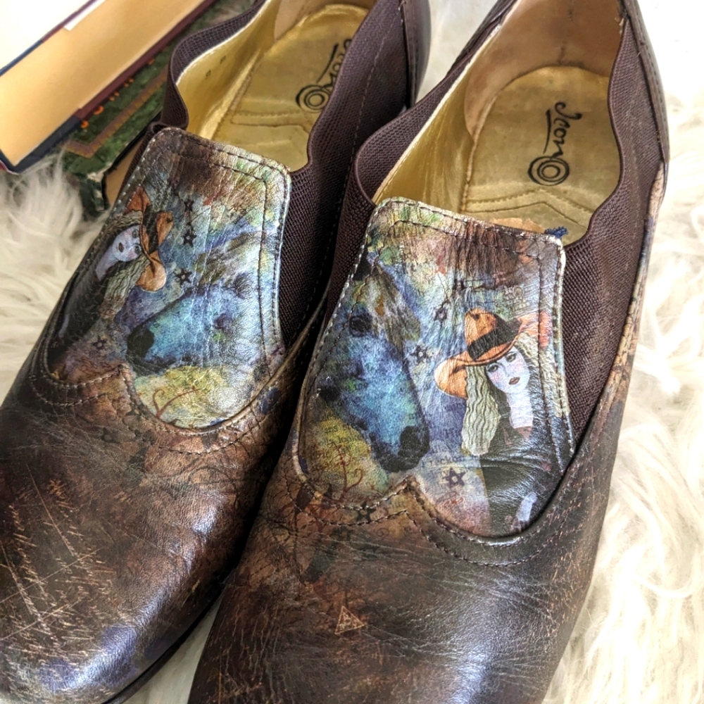 Vintage Icon Loafer Cowboy Western Horse Limited Edition Wearable Art 9